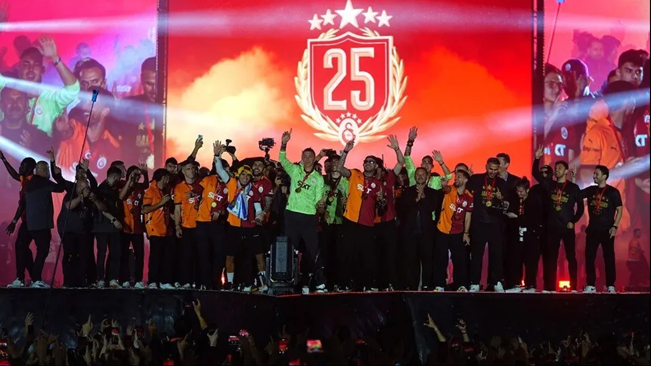 Galatasaray'ın şampiyonluk kutlamasına katılan kişi sayısı belli oldu!