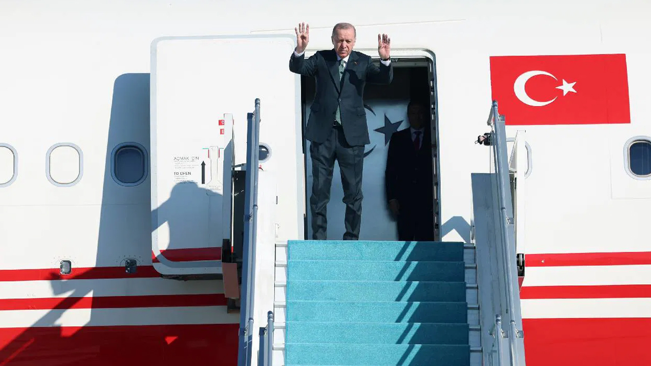 Cumhurbaşkanı Erdoğan, Azerbaycan'a gitti!