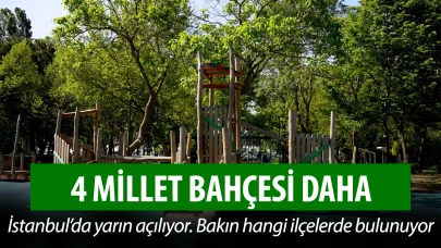 Cumhurbaşkanı Erdoğan, İstanbul’da 4 millet bahçesinin açılışını gerçekleştirecek!