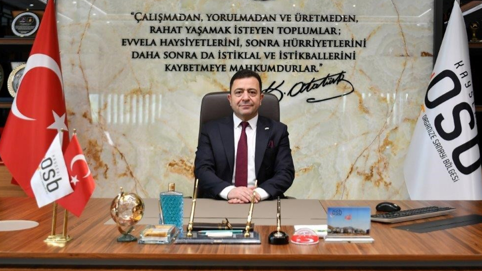 Kayseri OSB Başkanı Yalçın: "Daha fazla büyüme için sanayicilerimiz desteklenmelidir"