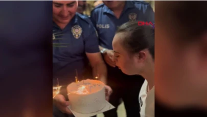 Lösemiyle mücadele eden babanın Down sendromlu kızına doğum günü sürprizi!