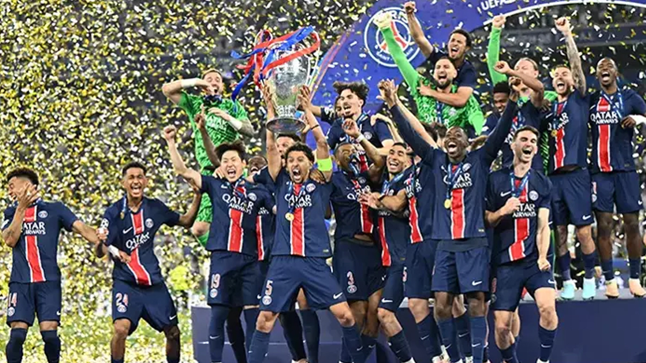 Şampiyonlar Ligi Kupası PSG'nin oldu!