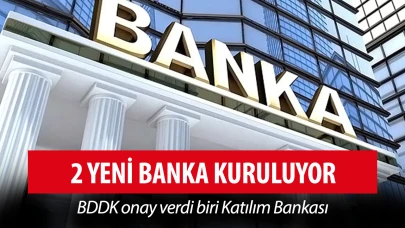 BDDK'dan onay çıktı! İki yeni banka daha kuruluyor!