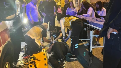 Elektrikli motosikletten düşen çocuk yaralandı!
