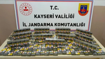 Kayseri’de Jandarmadan Kaçak Sigara Operasyonu: 520 Paket Ele Geçirildi!