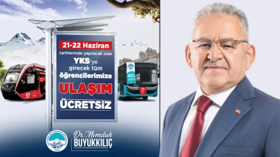 Başkan Büyükkılıç’tan YKS adaylarına ‘ücretsiz ulaşım’ müjdesi!