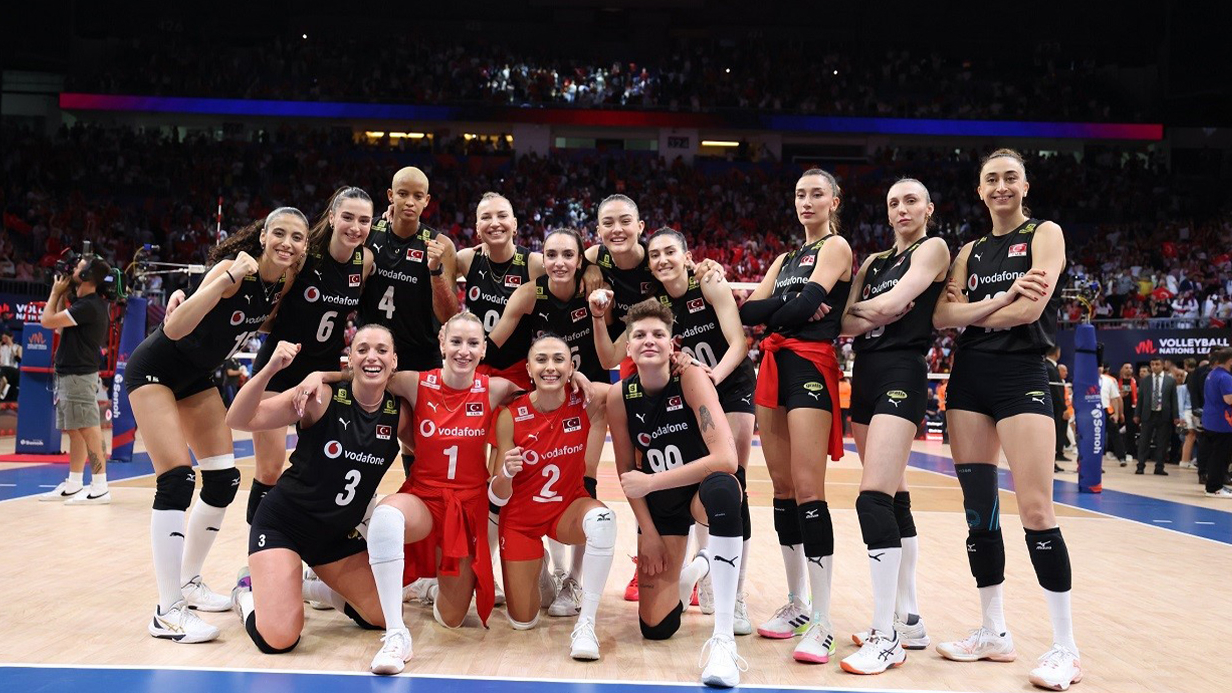 A Milli Kadın Voleybol Takımı, Milletler Ligi’nde 7’de 7 yaptı!