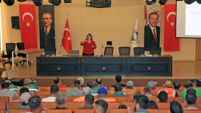 Talas Belediyesi personeline 'KKKA ve Sağlıklı Yaşam' eğitimi!
