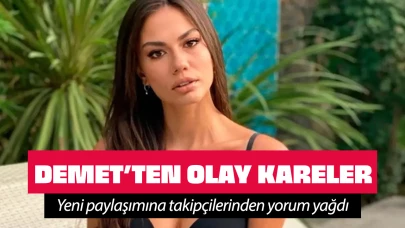 Demet Özdemir'den ses getiren kareler! Renkli pozlarına yorum yağdı...