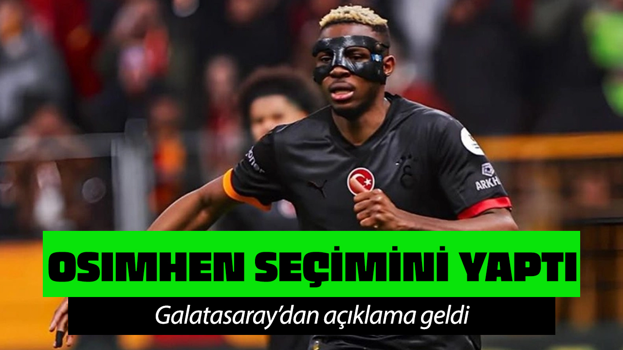 Bomba iddia! Victor Osimhen yeni takımını seçti: Galatasaray'dan açıklama!