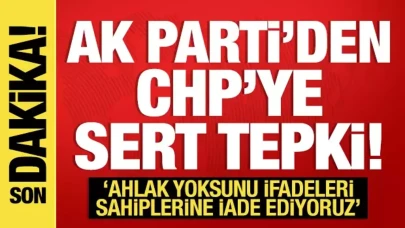 Ömer Çelik'ten CHP'ye Sert Tepki: "Ahlak Yoksunu İfadeleri Sahiplerine İade Ediyoruz"