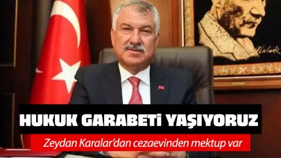 Zeydan Karalar'dan cezaevinden mektup: "Bir hukuk garabeti yaşıyoruz"