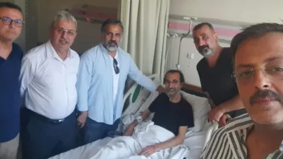 KGC Başkanı Kösedağ ve Meslektaşları Yusuf Agaşe’yi Hastanede Ziyaret Etti!