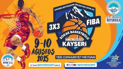 Kayseri'de sokak basketbolu heyecanı yaşanacak!