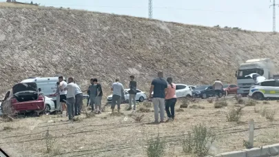 Kayseri'de otomobillerin çarpıştığı kazada 7 kişi yaralandı!