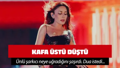Ünlü şarkıcı Melek Mosso sahnede kafa üstü düştü! "Dua istedi"...