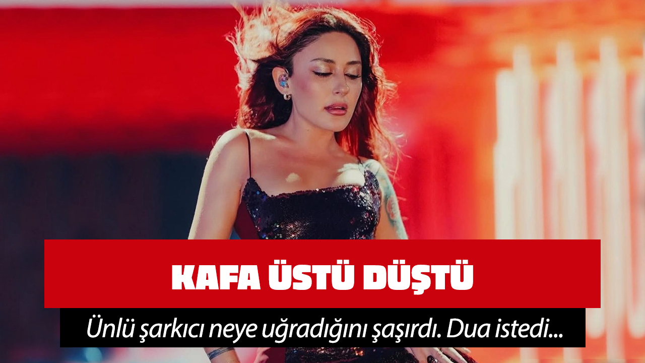 Ünlü şarkıcı Melek Mosso sahnede kafa üstü düştü! "Dua istedi"...