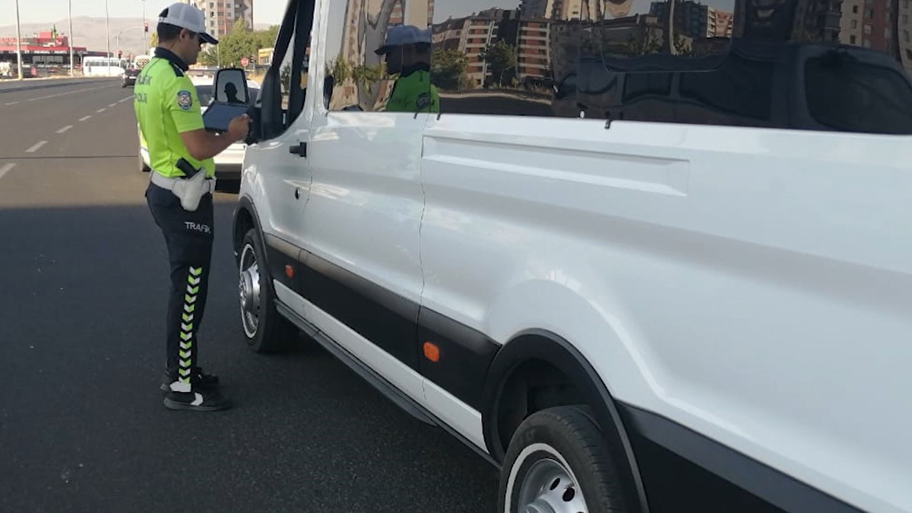 Kayseri'de 403 araca ceza yazıldı!