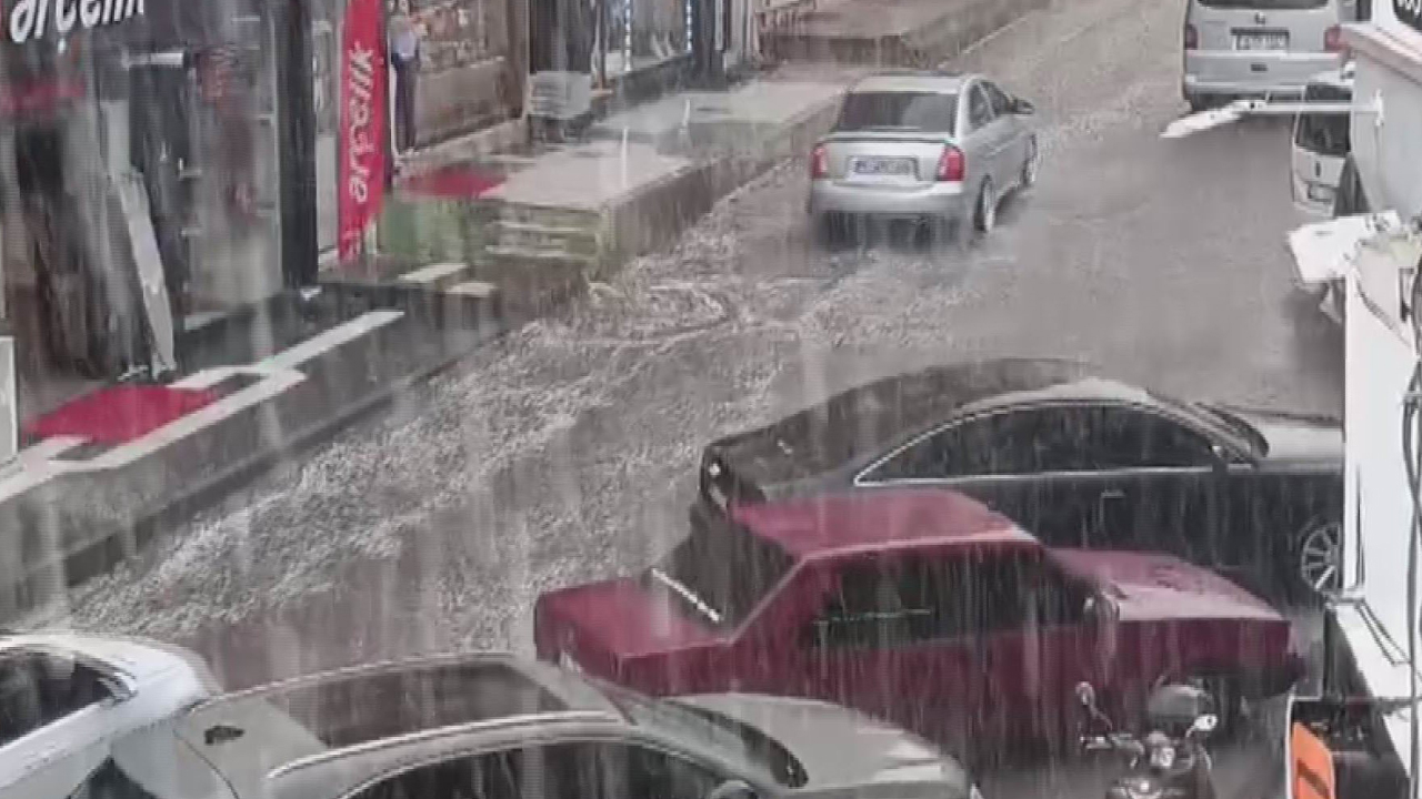 Kayseri Develi'de sağanak etkili oldu!