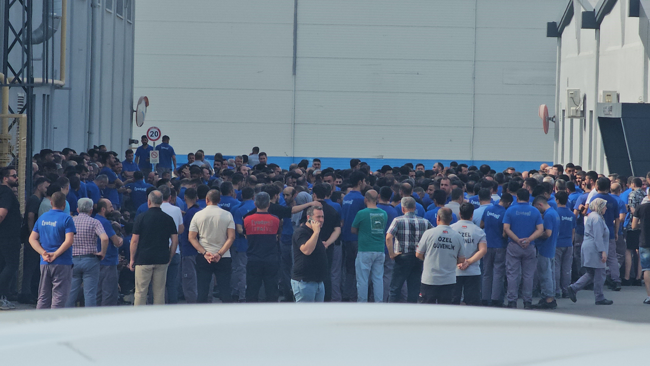 Yataş'ta işçilerin 'maaş' eylemi!