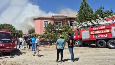 Depoda çıkan yangın söndürüldü!