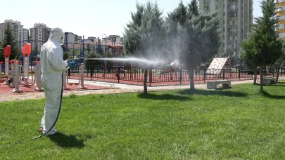 Melikgazi'de ilaçlama çalışmaları devam ediyor!