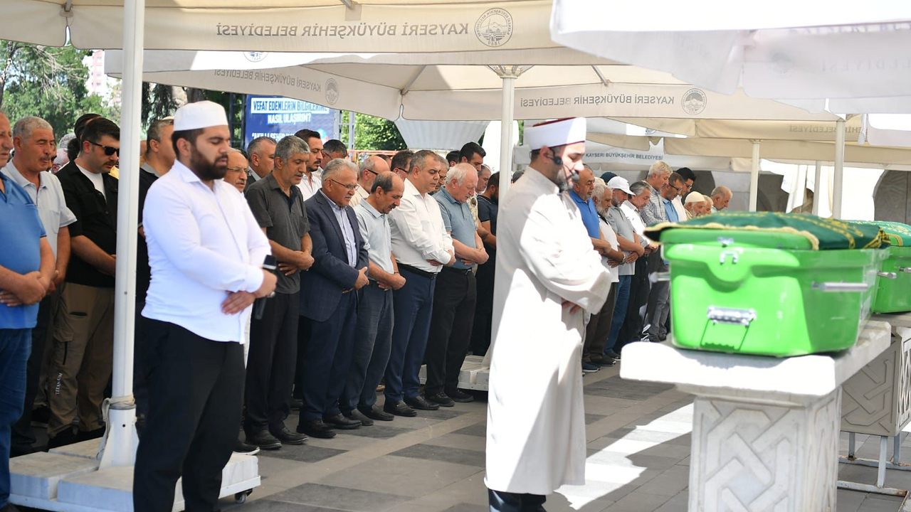 Erciyes Dağı'nda ölü bulunan çift son yolculuğuna uğurlandı!