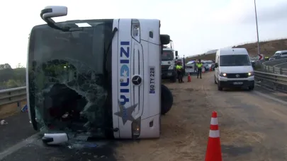 Kuzey Marmara Otoyolu’nda yolcu otobüsü devrildi: 3 ölü, 20 yaralı