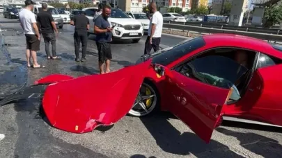 15 milyon liralık Ferrari ile kaza yapan usta konuştu!