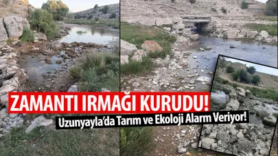 Zamantı Irmağı Kurudu: Uzunyayla’da Tarım ve Ekoloji Alarm Veriyor!