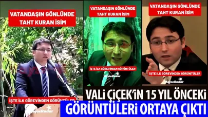 Vali Çiçek’in 15 Yıl Önceki Arşiv Görüntüleri Ortaya Çıktı: "Hizmet Aşkı Hiç Değişmemiş"