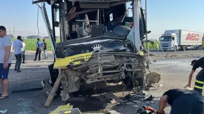 Halk otobüsü ile TIR çarpıştı! Feci kazada ölü ve yaralılar var!