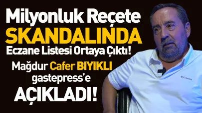 Milyonluk Reçete Skandalında Eczane Listesi Ortaya Çıktı!