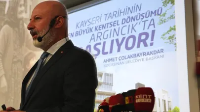 Başkan Çolakbayrakdar: "Argıncık; şehrin geleceğini şekillendirecek, Kayseri tarihinin en büyük dönüşüm kararıdır"