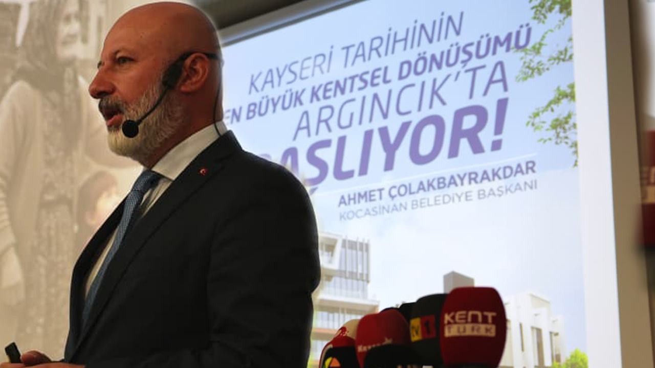Başkan Çolakbayrakdar: "Argıncık; şehrin geleceğini şekillendirecek, Kayseri tarihinin en büyük dönüşüm kararıdır"