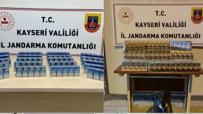 Kayseri’de 2 bin 375 paket kaçak sigara ele geçirildi!