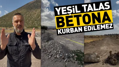 Çiçek: “Yeşil Talas Betona Kurban Edilemez”