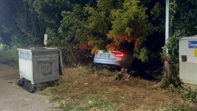 Polisi görünce kaçan alkollü sürücü fidanlığa daldı: 1 yaralı!