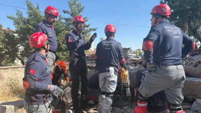 Melikgazi Arama Kurtarma Ekibi deprem tatbikatında yerini aldı!
