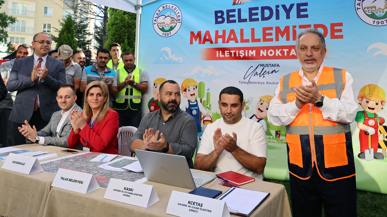 Talas&#039;ta &#039;Belediye Mahallemizde&#039; hizmetine vatandaşlardan tam not!