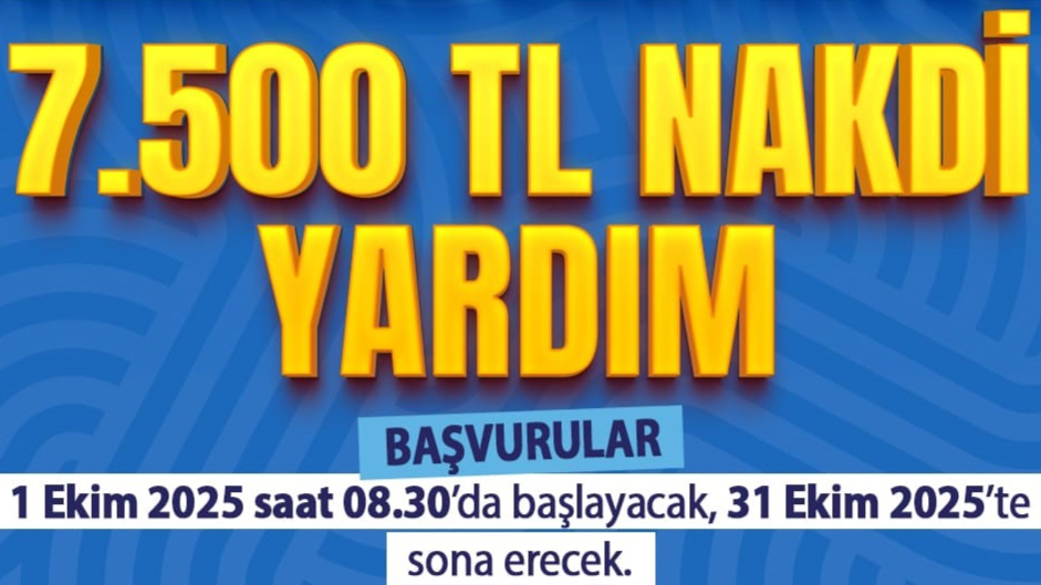 Başkan Büyükkılıç&#039;tan eğitime destek: 7 bin 500 TL nakdi yardım!