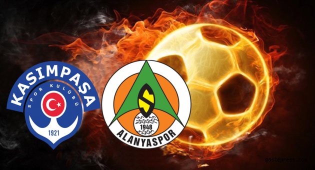 Alanyaspor Deplasmanda Kasımpaşa'yı 2-1 Mağlup Etti