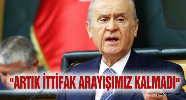 Bahçeli: Yerel Seçimlerde İttifak Beklentimiz Kalmamıştır