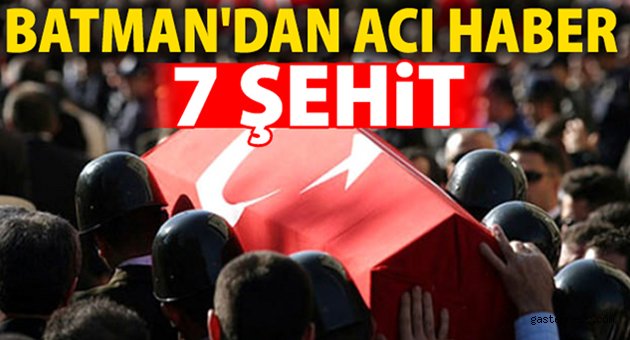 Batman'daki Hain Pusuda Şehit Düşen 7 Mehmetçik'in Hikayesi Tüm Türkiye'yi Yasa Boğdu