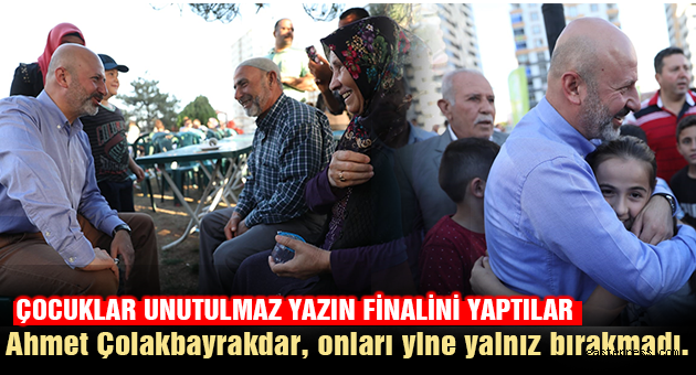 Çocuklar Unutulmaz Yazın Finalini Yaptılar