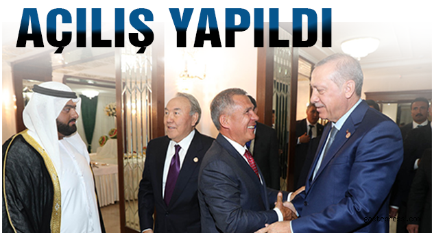 Cumhurbaşkanı Erdoğan, 3. Dünya Göçebe Oyunları'nın açılış törenine katıldı