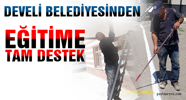 Develi Belediyesi'nin Eğitime desteği devam ediyor.