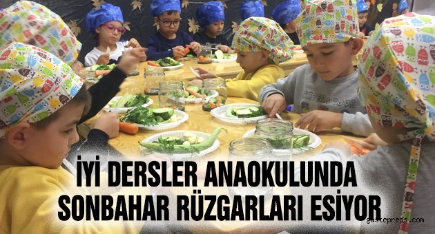 İyi Dersler Okulları Anaokulu'nda "Sonbahar Rüzgarları Esiyor"