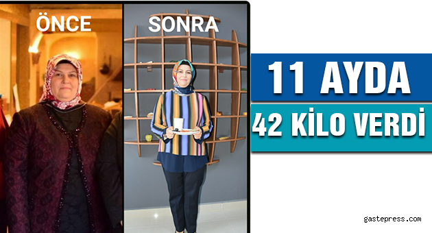 KOCASİNAN AKADEMİ İLE 11 AYDA 42 KİLO VERDİ