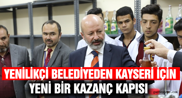 Lisede üretim yaptırdı